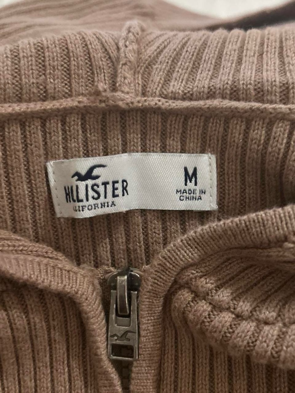 Hollister Ribbed Zip-Up Jacket - Picture 3 of 3